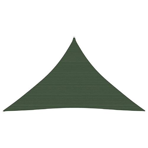 vidaXL Voile d'ombrage 160 g/m² Vert foncé 3x3x4,2 m PEHD