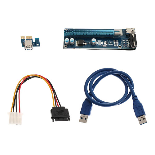 Carte Graphique Dédiée à Exploitation Minière Usb3.0 Pci-e 1x à 16x Extension De Carte Graphique