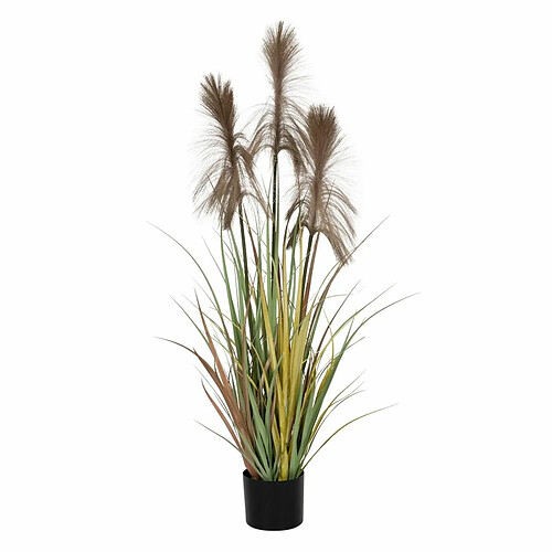 BigBuy Home Plante décorative PVC Ciment Tissu 120 cm 14 x 14 x 12,5 cm