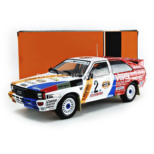 IXO - 1/18 - AUDI QUATTRO - HUNSRUCK RALLYE 1984 - 18RMC010