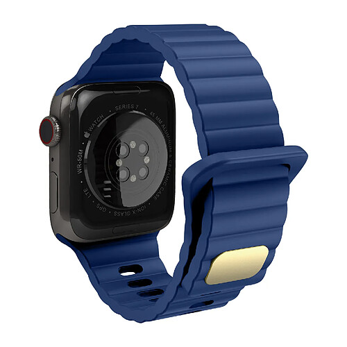 Avizar Bracelet pour Apple Watch 41mm / 40mm / 38 mm Silicone Souple et Doux Bleu Roi