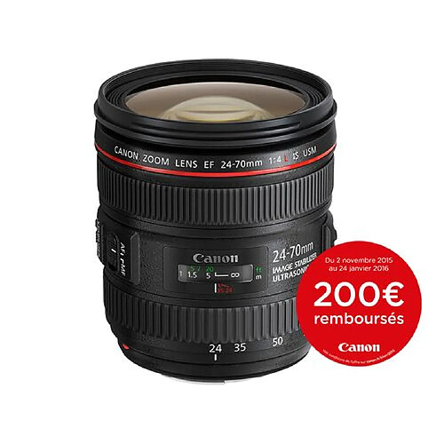 Canon Objectif EF 24 - 70mm f/4L IS USM