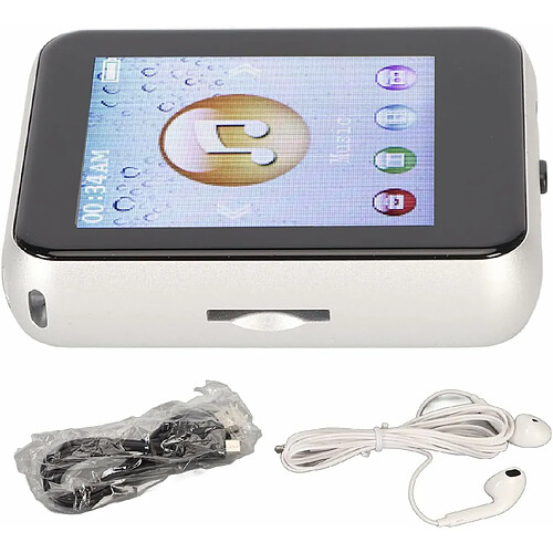 Vendos85 Lecteur MP3 Bluetooth 5.0 avec écran Tactile de 1,8 Pouces argent