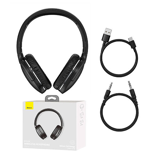 Casque sans fil Baseus Encok D02 Pro - Noir