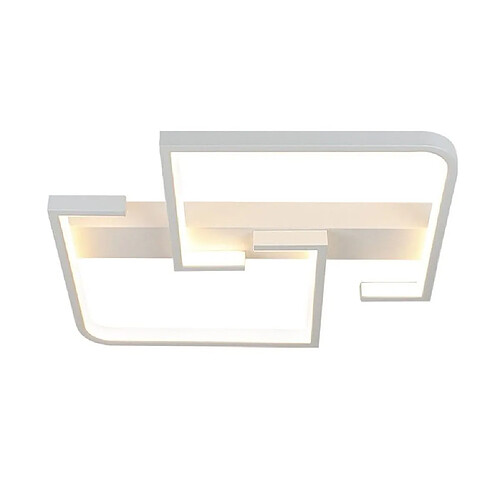 NETTLIFE Plafonnier LED Moderne 19W, 30 cm Lampe Blanc Chaud 3000 K Design pour Intérieur Couloir Chambre Cuisine Salon Studio