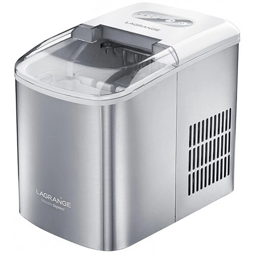 Machine à glaçons 120w 12kg/24h avec nettoyage automatique inox - 489002 - LAGRANGE