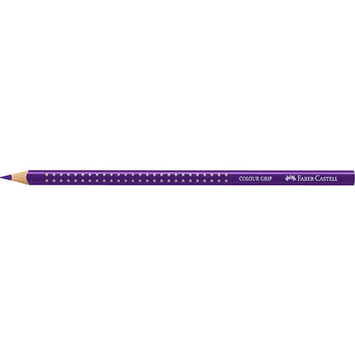 FABER-CASTELL Crayon de couleur Colour GRIP, violet pourpre ()