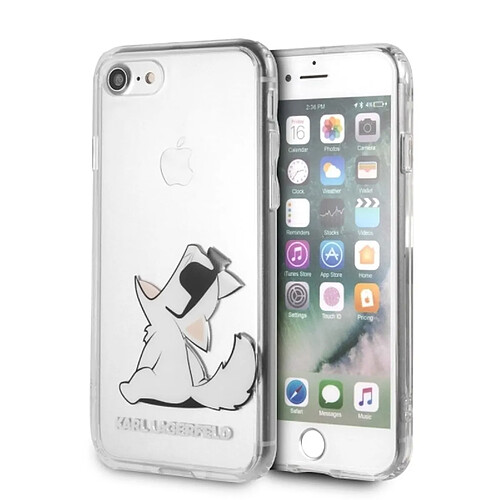 Caseink Coque Karl Lagerfeld ? KLHCI8CFNRC iPhone 7/8 transparent