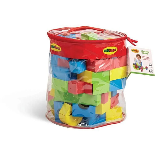 BSM Lot de 80 Pieces de construction mousse Edu Blocs