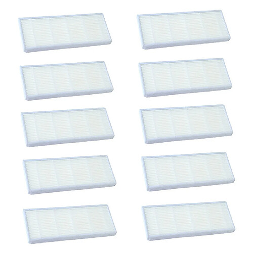 10pcs filtre HEPA pour Cecotec Conga 1290 1390 Aspirateur robotique