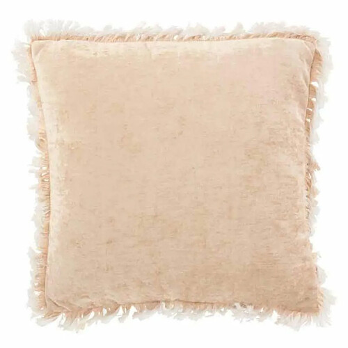 Paris Prix Coussin Déco Franges 45x45cm Beige