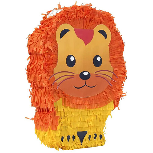 Party Time Pinata lion coloré.