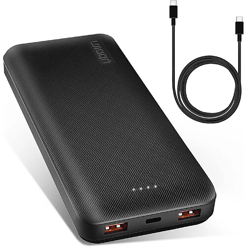 SANAG Batterie Externe 24000Mah Pd 20W Qc3.0 Charge Rapide Avec 3 Ports Usb Sortie Usb-C Power Bank Pour Iphone Ipad Samsung Galaxy Tablet Et Autres