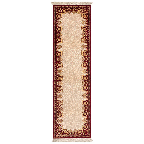 Vidal Tapis de couloir en laine 300x84 rouge Darya