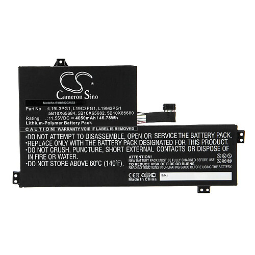 vhbw Batterie compatible avec Lenovo 300e 2nd Gen 81M900B9AU, 300e 2nd Gen 81MB0003US ordinateur portable (4050mAh, 11,55V, Li-polymère)