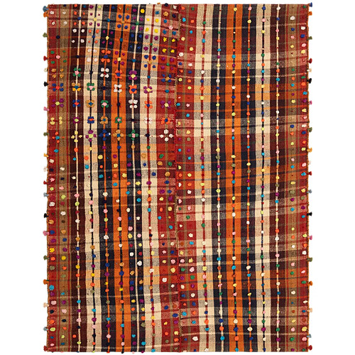 Vidal Tapis de laine 198x150 rouge Jajim