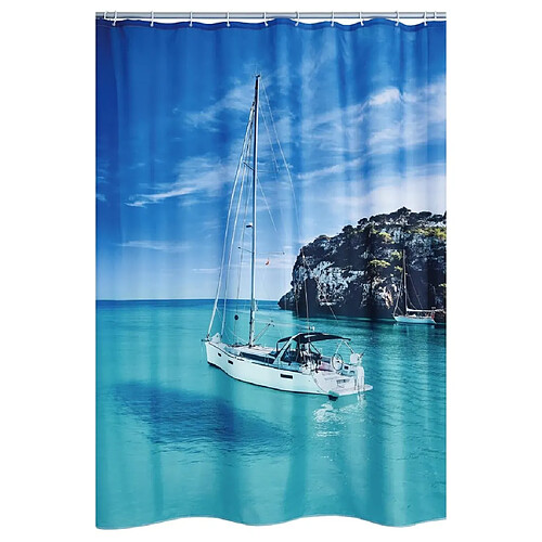 RIDDER Rideau de douche Sailboat 180x200 cm