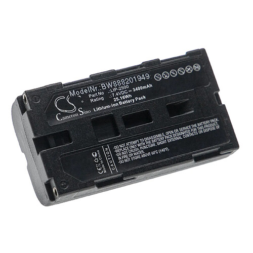 vhbw batterie remplacement pour Epson C32C831091, LIP-2500 pour imprimante photocopieur scanner imprimante à étiquette (3400mAh, 7,4V, Li-ion)