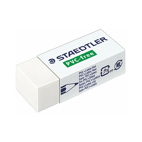 STAEDTLER Gomme B30, sans PVC, blanc ()