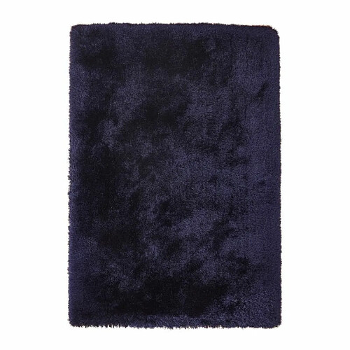 Paris Prix Tapis Shaggy Fait Main Cosy Bleu 120 x 170 cm