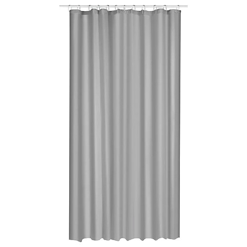 Five Simply Smart Rideau de douche Eva - 180 x 200 cm - Gris