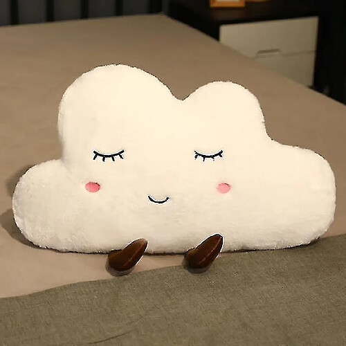 Universal Nouvelle arrivée Kawaii Cloud Plux Pillow Cartoon Soft Cloud Toy Toy Cushion Baby (55x32cm)