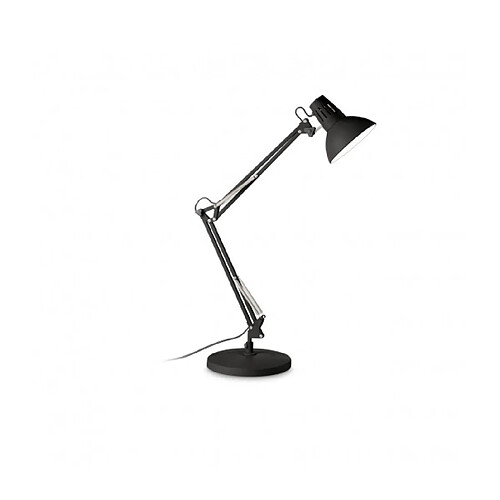 Ideal Lux Lampe de table Wally Métal Noir mat 1 ampoule 58cm