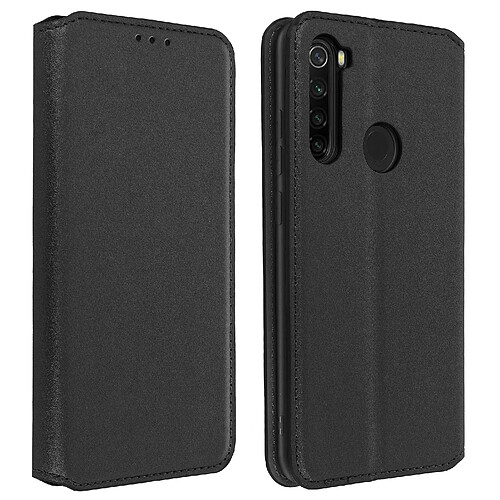 Avizar Housse Redmi Note 8 et Note 8 2021 Portefeuille Fonction Support Noir