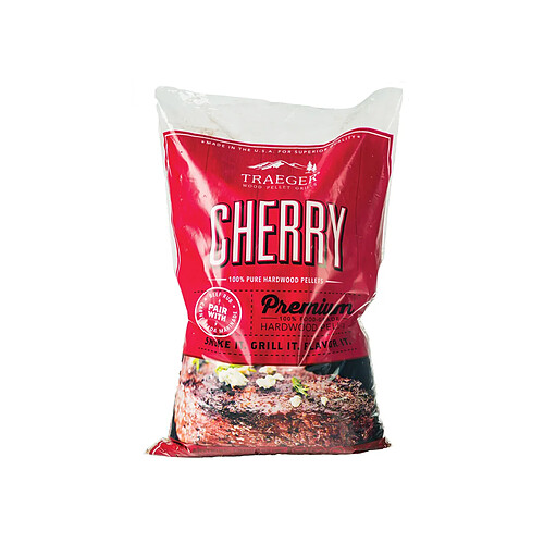 Le Marquier Sac à pellets CHERRY (Cerise) pour barbebcue - Traeger