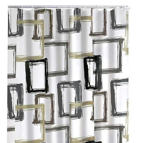 RIDDER Rideau de douche Pattern Brown 180x200 cm