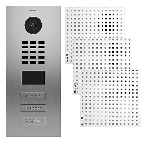 DoorBird D2103V-V2-SP EAU SALEE + A1061W