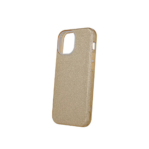 Coque en TPU 3 en 1 pailletée pour iPhone 13 Mini 5,4" or