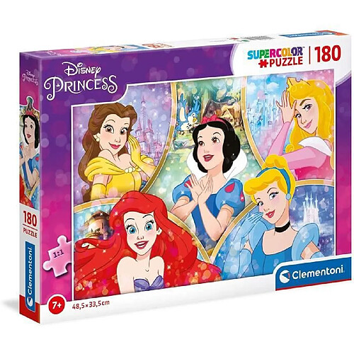 Clementoni - 29311 - SuperColor 180 pieces - Princess