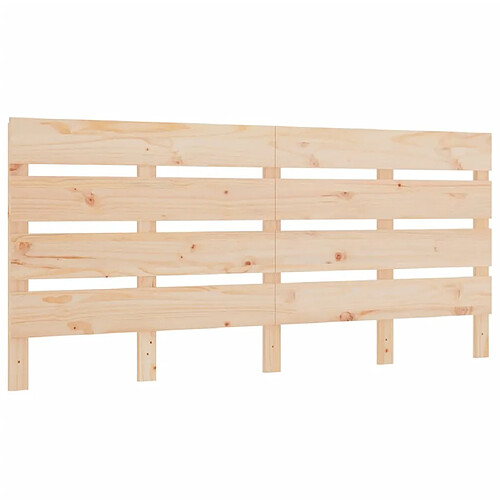 Maison Chic Tête de lit moderne pour chambre - Décoration de lit 180x3x80 cm Bois massif de pin -MN45947