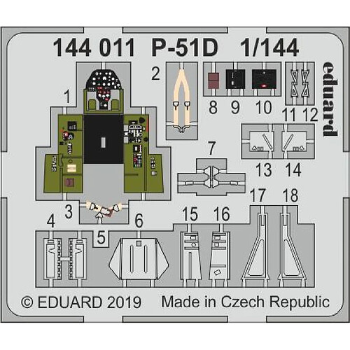 P-51D for Eduard - 1:144e - Eduard Accessories