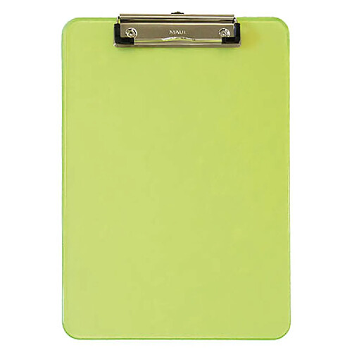 Maul Porte-bloc plastique translucide Néon 31,8 x 22,6 cm - verte