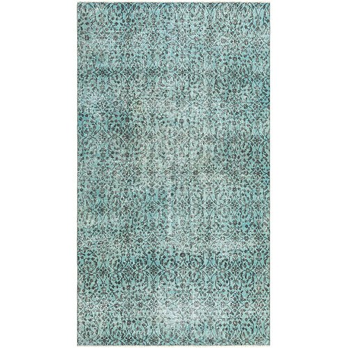 Vidal Tapis de laine 257x145 Bleu Ultra Vintage