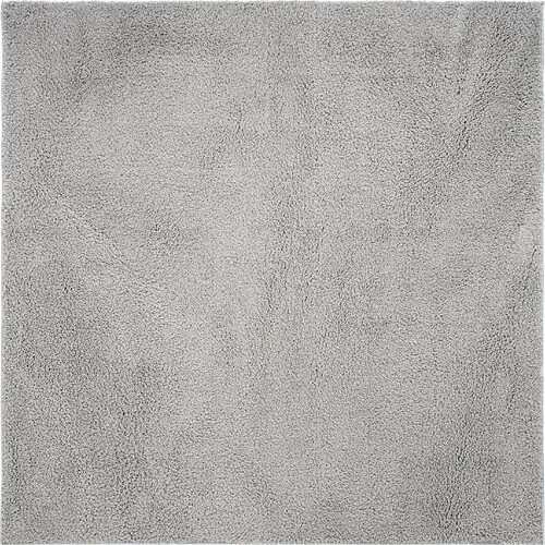 Hadorn Tapis shaggy 185x185 gris argenté Luzern