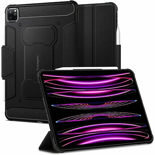 Spigen Sgp Spigen Rugged Armor Pro - Étui pour iPad Pro 12,9" (2022-2021) (Noir)