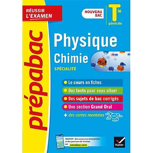 Physique chimie spécialité, terminale générale : nouveau bac · Occasion