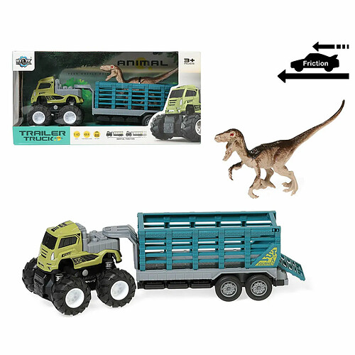 BigBuy Fun Camion Dinosaure 30 x 15 cm