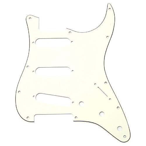 3-Ply Parchment 11-Hole Stratocaster Pickguard Fender