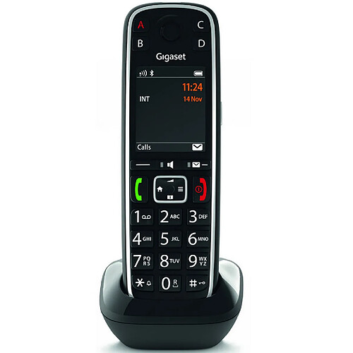 Téléphone sans fil dect noir - gigae720hxnoir - GIGASET