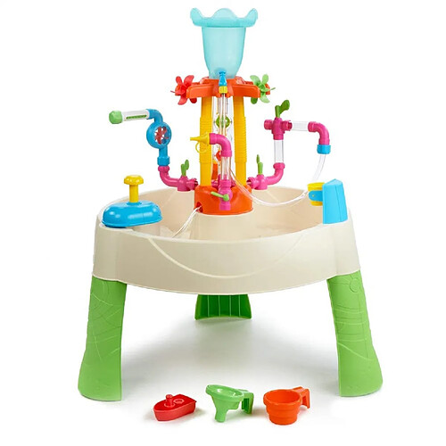 Little Tikes 642296E3 Fountain Factory Table d'activités avec Jeux d'eau et de fontaines