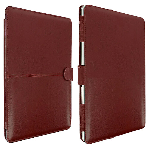 Avizar Etui Style Vintage Fermeture aimantée Marron MacBook Air 13 2020 / 2019 / 2018