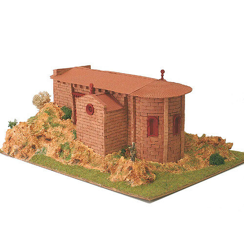 Keranova 30102 26 x 17 x 12 cm bâtiments historiques San Bartolome de Ucero Église Modèle 3D Puzzle (1320-piece)