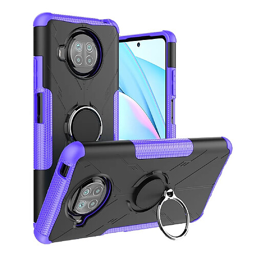 Coque en TPU anti-chute, anti-rayures avec béquille pour votre Xiaomi Mi 10T Lite 5G/Redmi Note 9 Pro 5G/Mi 10i 5G - violet