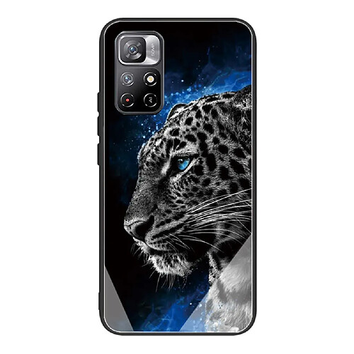 Coque en TPU anti-rayures léopard pour Xiaomi Redmi Note 11/Poco M4 Pro 5G