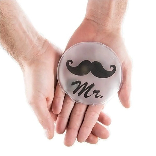 Totalcadeau Chaufferette monsieur avec motif moustache chauffe main Mr