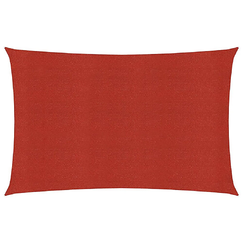 ComfortXL Voile D'ombrage 160 G/m² Rouge 2x5 M Pehd